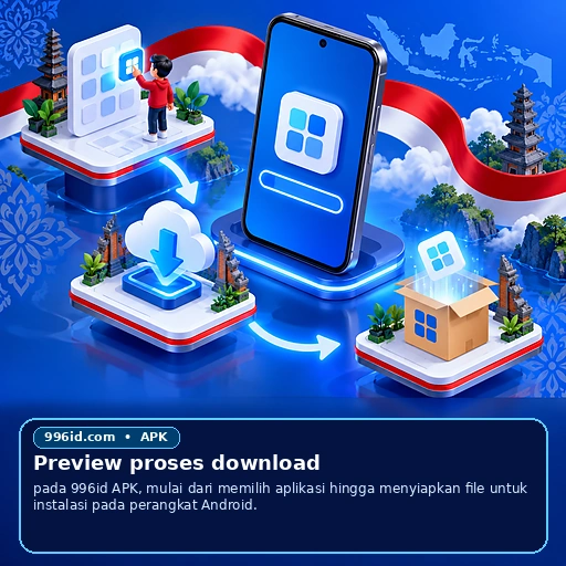 Ilustrasi panduan instalasi 996id di Android